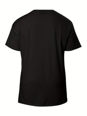 Women's Tee Dress Letter Print Short Sleeve Round Neck