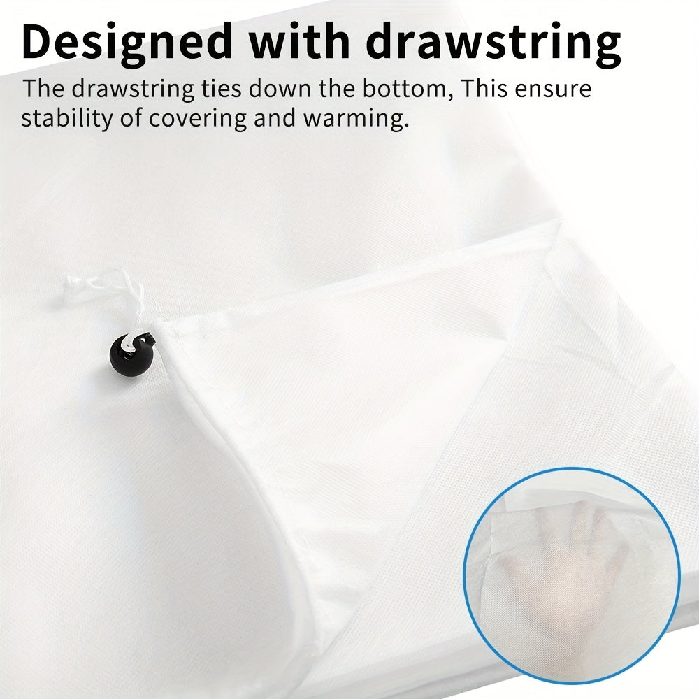 3pcs Plant Cover Antifreeze Protection Bag Large Winter Drawstring Bag