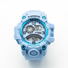 Unisex Military Watch Multifunction Waterproof Alarm Clock