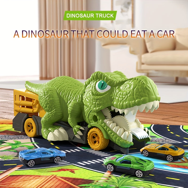 T-Rex Devouring Car Storage Toy - Dino Can Eat Car