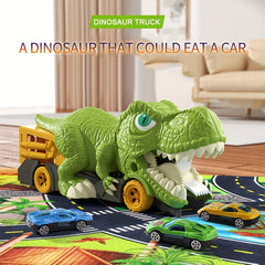 T-Rex Devouring Car Storage Toy - Dino Can Eat Car