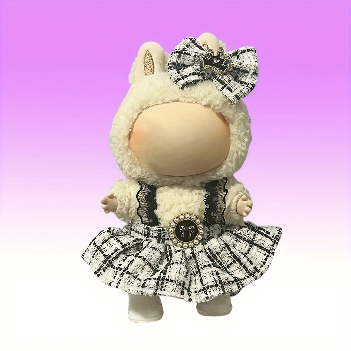 LABU Doll Clothing Set, Valentine's Gift, Exclusively Designed, 16-17cm Doll Out