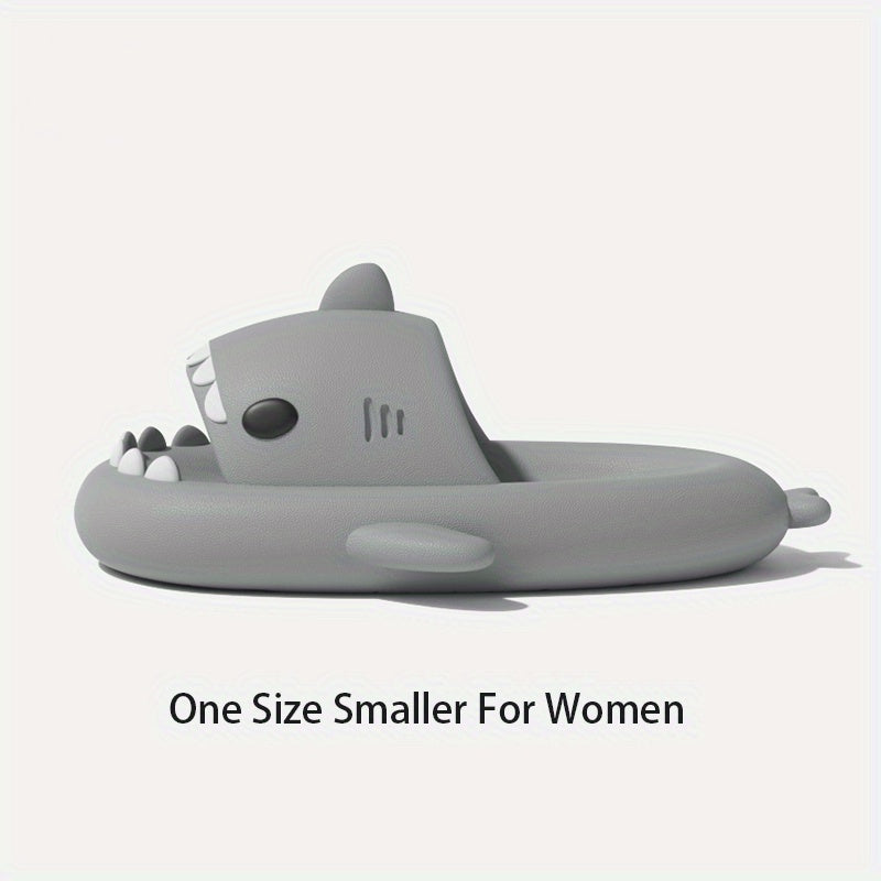 Cartoon Shark Cloud Slides Unisex Lightweight Non Slip Slippers