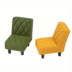 1/12 Dollhouse Resin Stool Mini Chair Toy