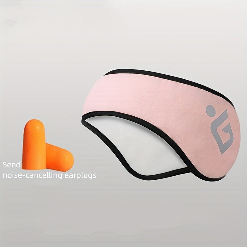 Winter Sleep Earmuffs Men Women Eye Mask Two in One