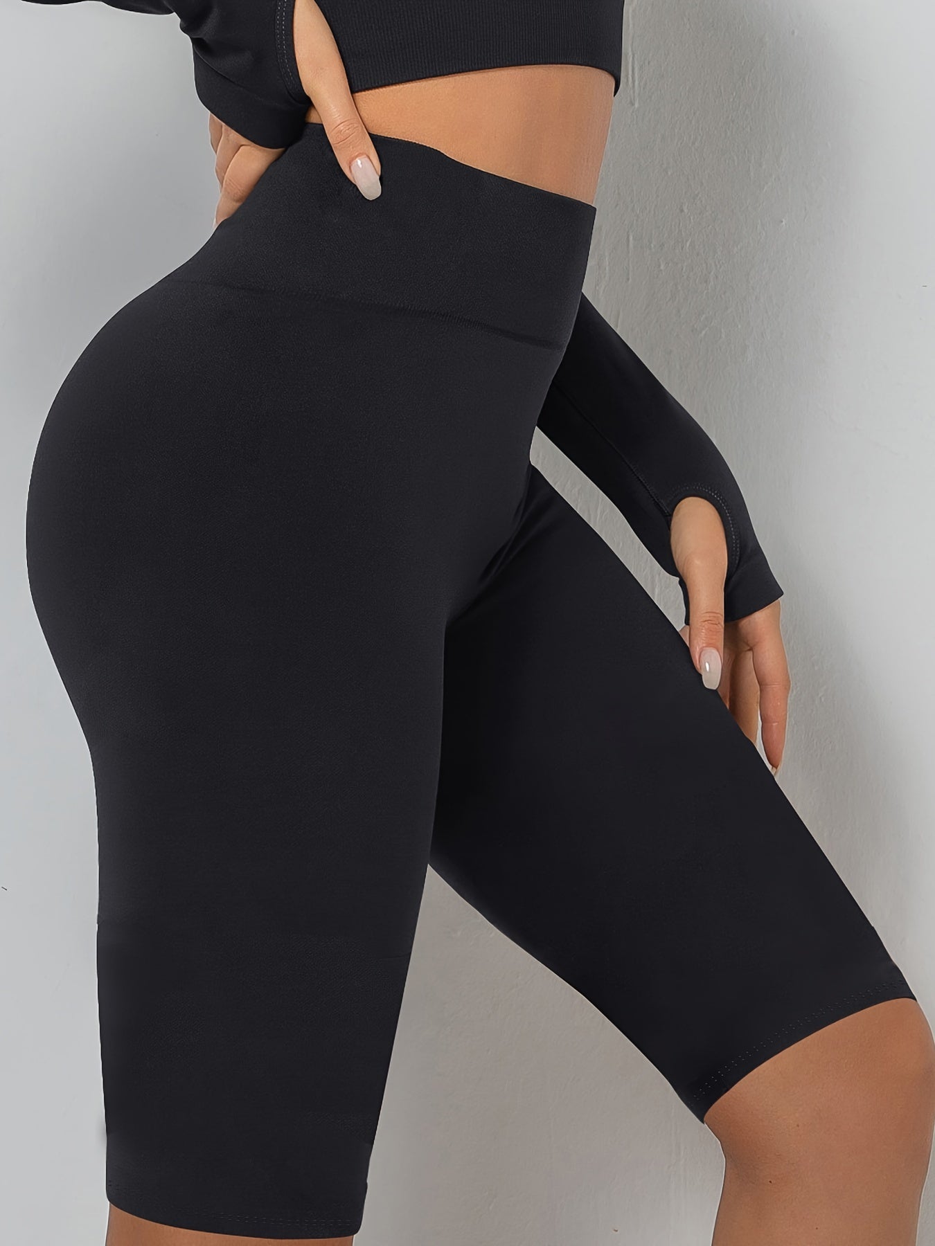 High Waist Biker Shorts Casual Workout Shorts