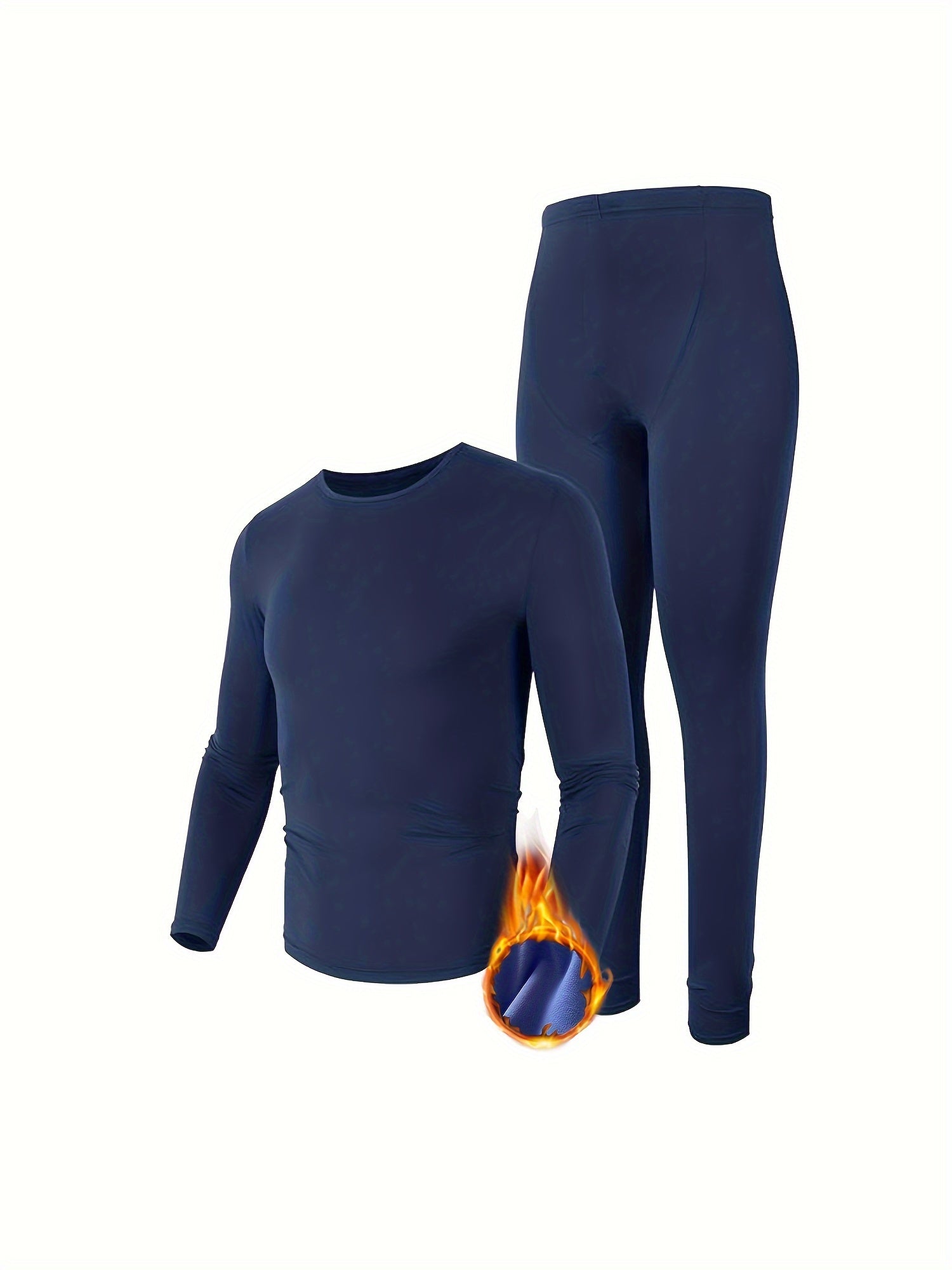 Men's Slim Fit Crew Neck T shirt & Pants Set