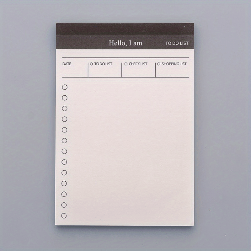 Business Daily Planner Notebook Memo Pad Tear off Notepad