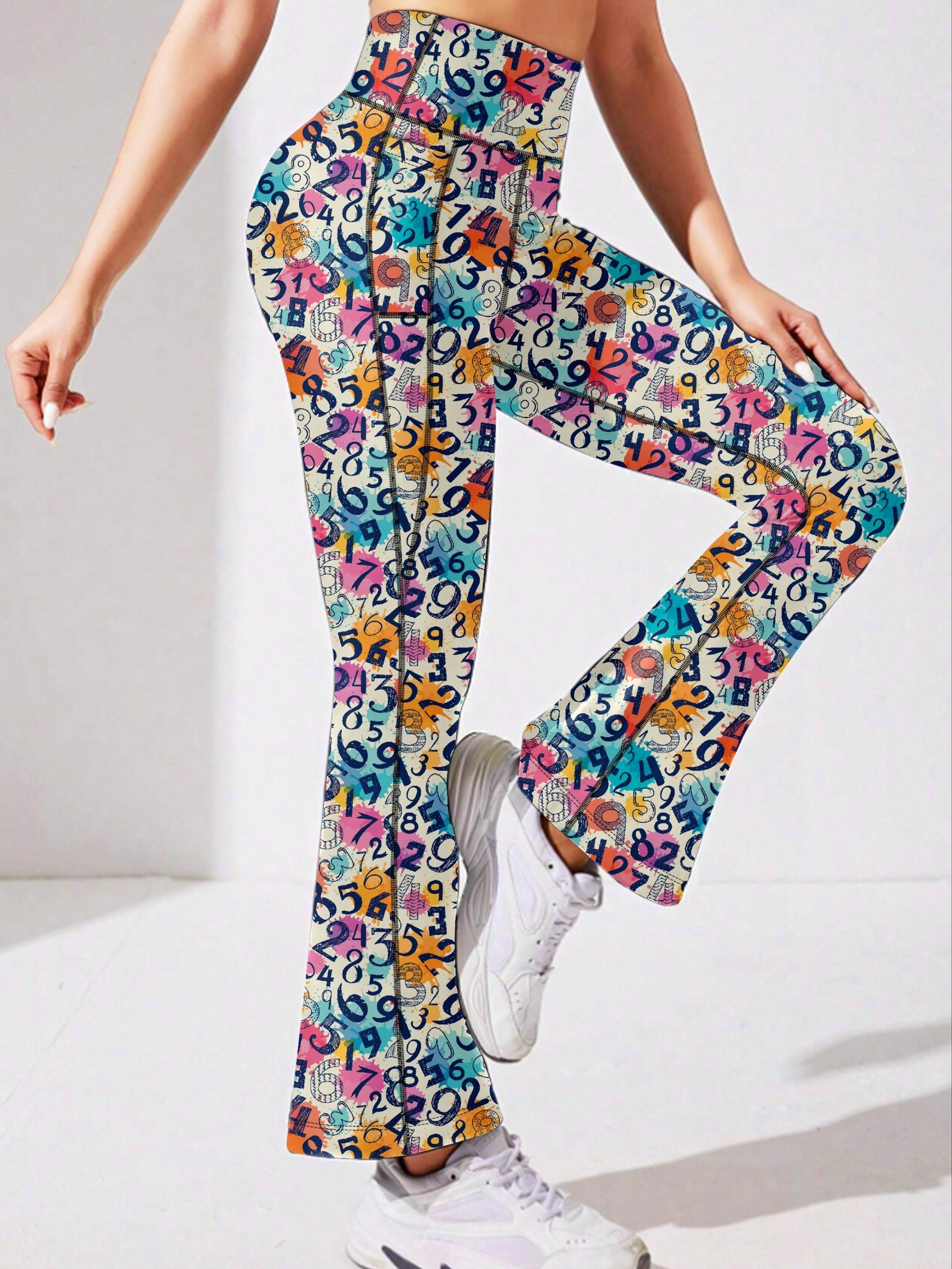 Flare Leg Yoga Pants High Stretch Fitness Running Bootcut