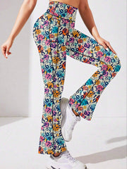 Flare Leg Yoga Pants High Stretch Fitness Running Bootcut
