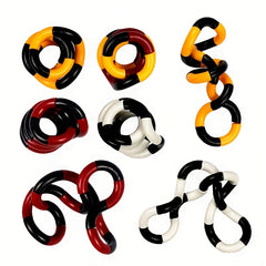 6pcs Twisted Rope Circle Wrapped Toy Adult Stress Relief Gift