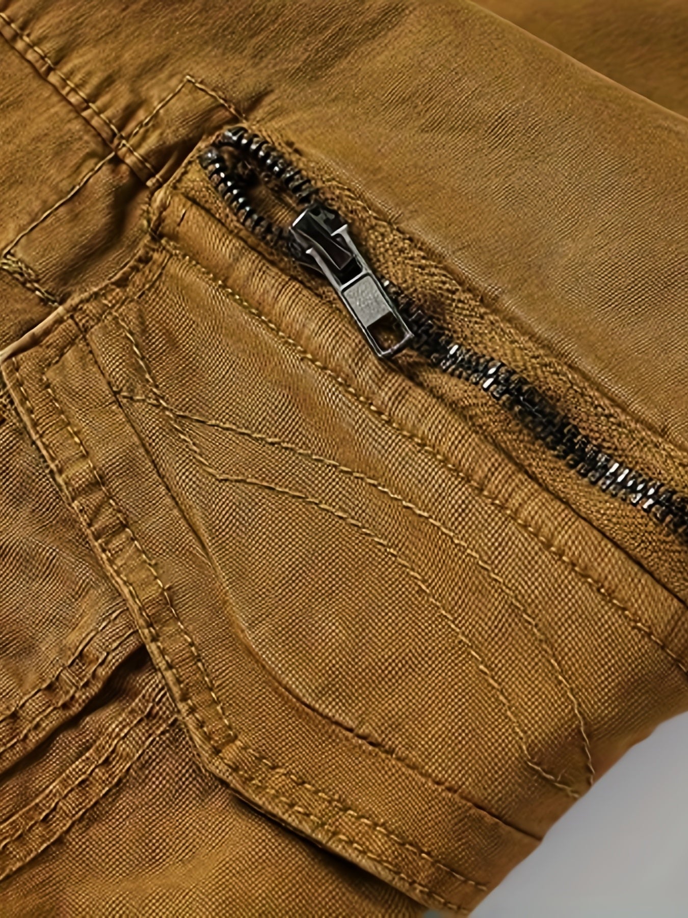 Men's Lightweight Cotton Cargo Shorts with Flap Pocket