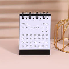 Small Desk Calendar Portable Monthly Planner Student Countdown Memo