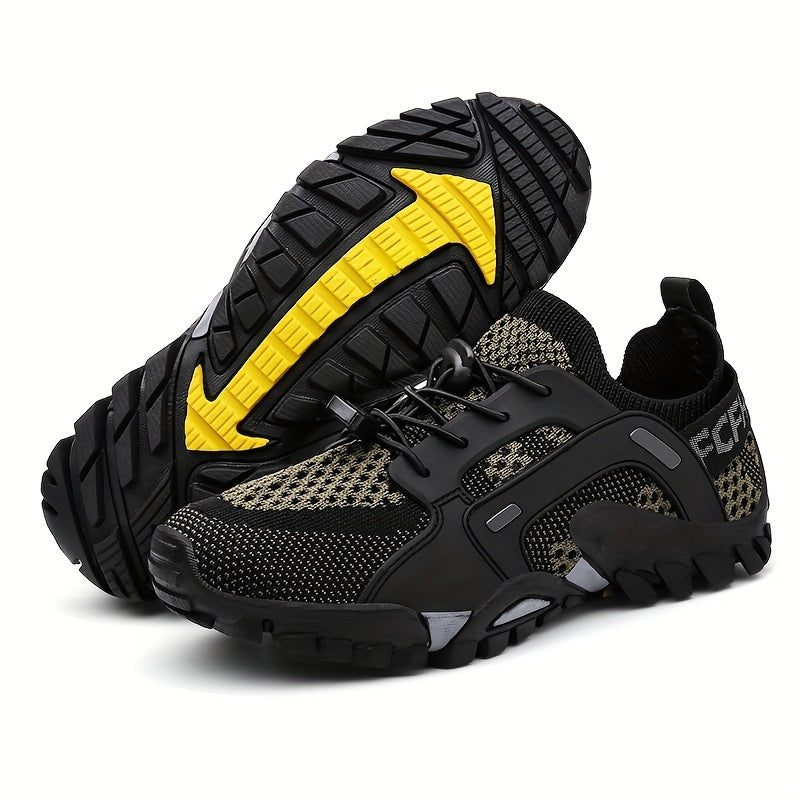 Men's Quick Drying Water Shoes Knitted Breathable Beach Aqua Shoes