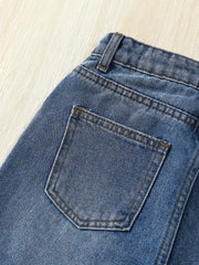 Boys Ripped Denim Shorts - Summer Outdoor Comfort