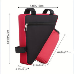 Waterproof Bicycle Storage Bag Front Tube Frame Holder