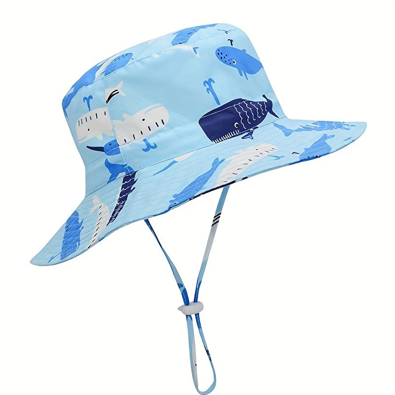 Shark Fisherman's Hat Sun Protection Bucket Hat Outdoor Beach Party Boys Girls