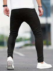 Men's Slim Fit All-match Jeans Casual Street Style Denim Pants