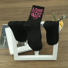 3 Pairs Men's Street Style Skateboard Socks