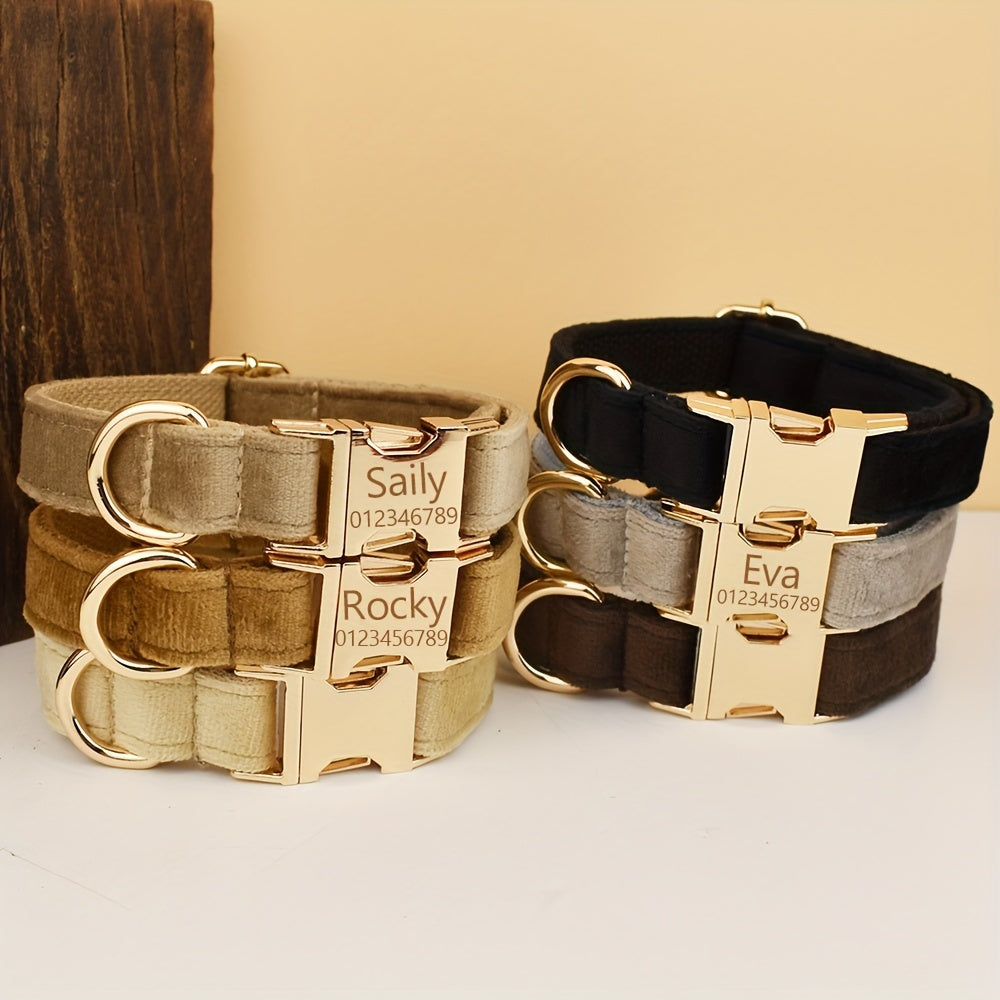 Adjustable Soft Puppy Collar with Quick Release Buckle