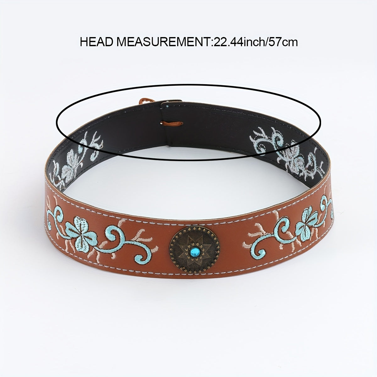 Western Cowboy Hat Band Women Men Boho Hat Belts Adjustable Size DIY