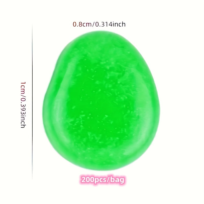 200pcs Small Luminous Pebbles Garden Aquarium Decoration