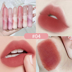 High Pigmented Matte Lip Gloss Set, 12 Colors, Long Lasting Wear, Nude Options