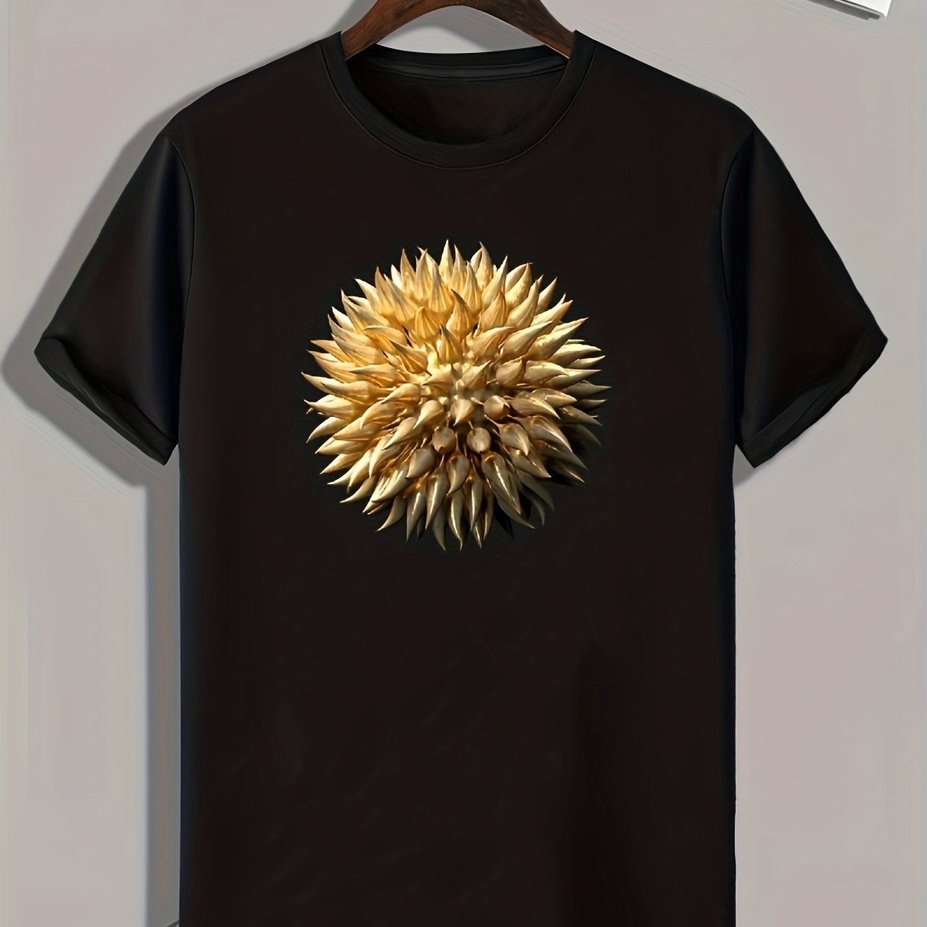 Spiny Stuffs Print Men's Graphic T-shirt Casual Comfy Tees For Summer
