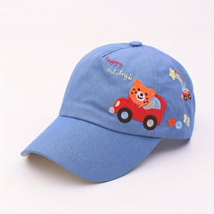 Bear Kids Baseball Cap Rainbow Baby Sun Hat