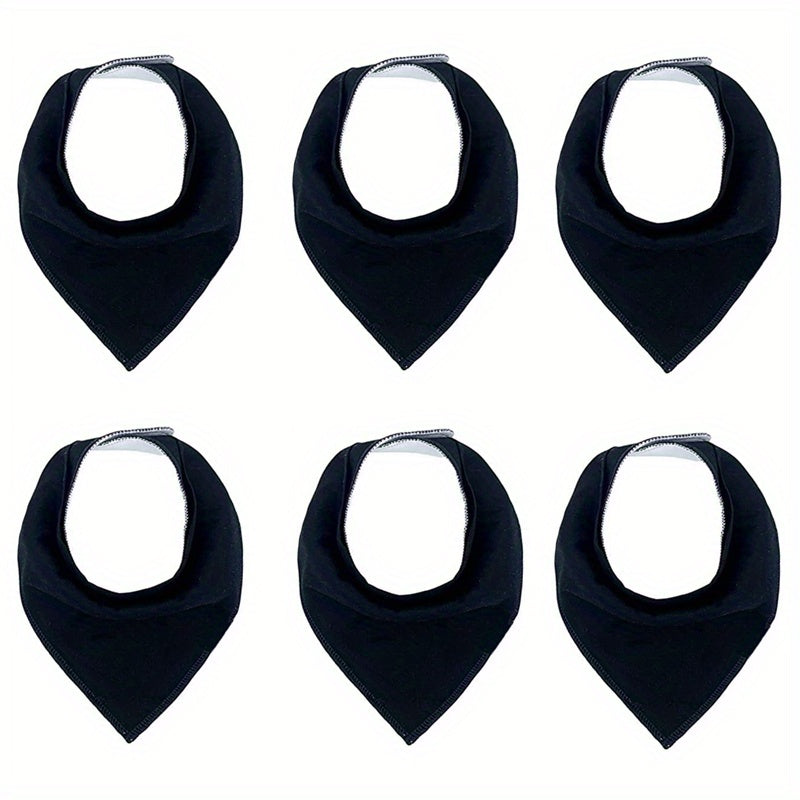 6pcs Baby Bandana Bibs Unisex for Teething and Drooling
