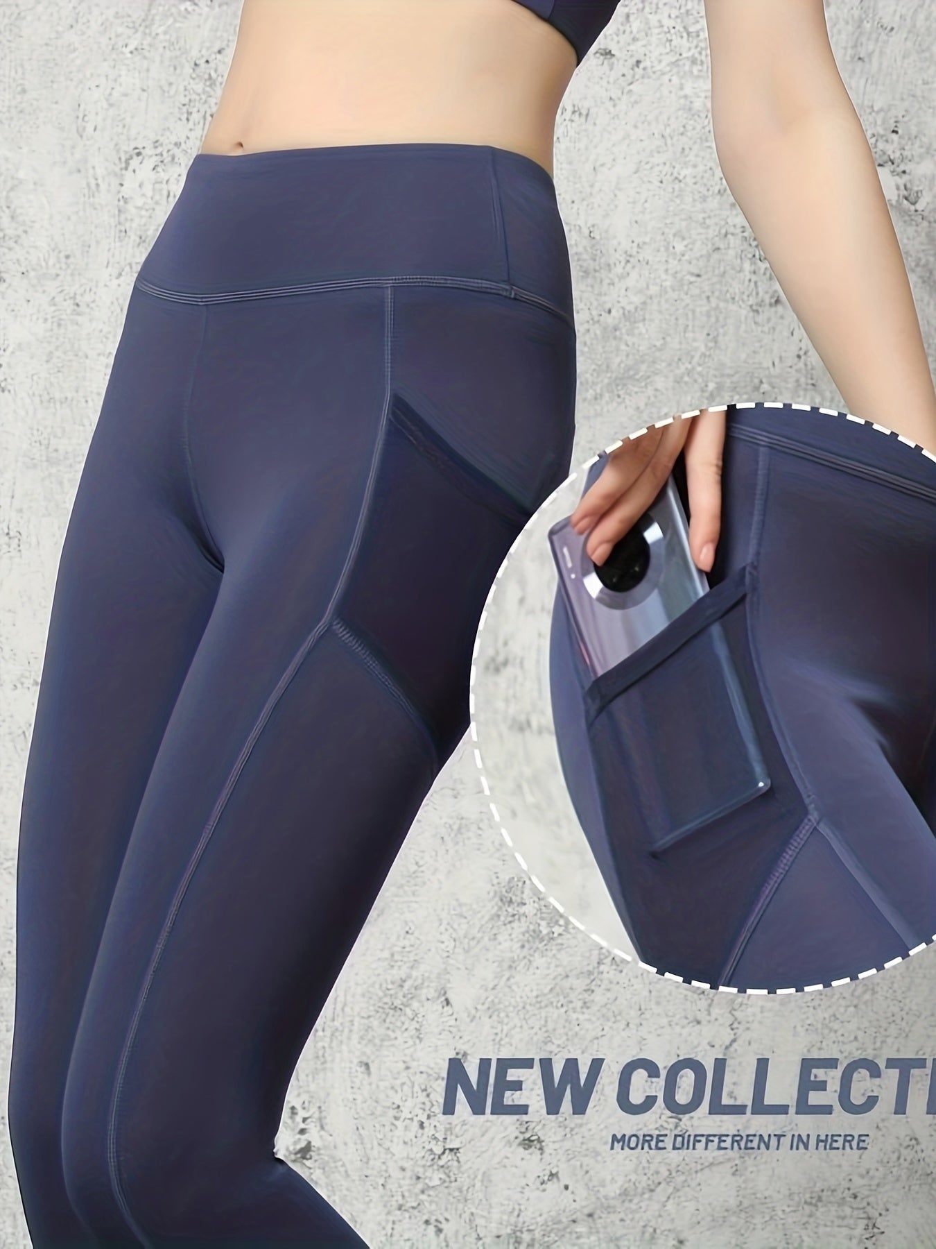 High Waist Fitness Pants With Pocket Running Yoga Leggings