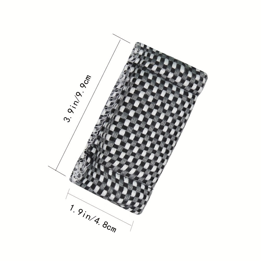 Plaid Billiard Scrub Cloth Grey