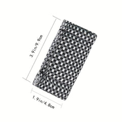 Plaid Billiard Scrub Cloth Grey
