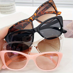 4pcs Cat Eye Couple Sunglasses All match Small Frame