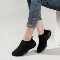 Women's Lightweight Slip On Socks Shoes Low Top Sneakers