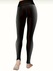 Print High Waist Sports Leggings for Yoga Fitness