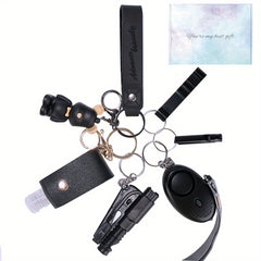 Women's Self Defense Keychain Set with Personal Alarm, Window Breaker
