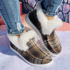 Gradient Coffee Winter Boots for Women