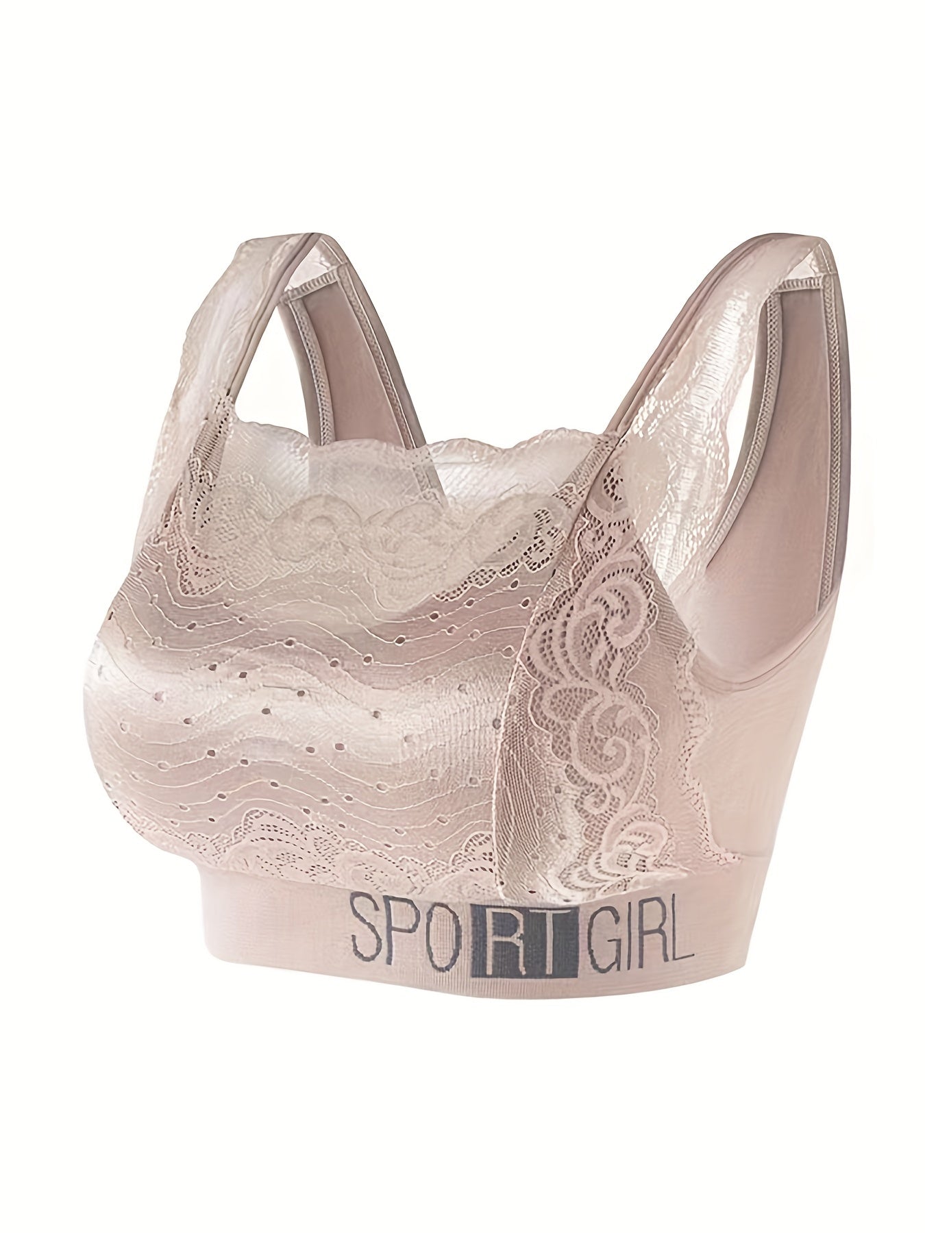 Comfy Lace Wireless Bra Full Coverage Stretch Bra
