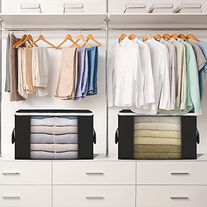 Large Capacity Clothes Organizer Zipper Dustproof Container