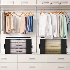 Large Capacity Clothes Organizer Zipper Dustproof Container