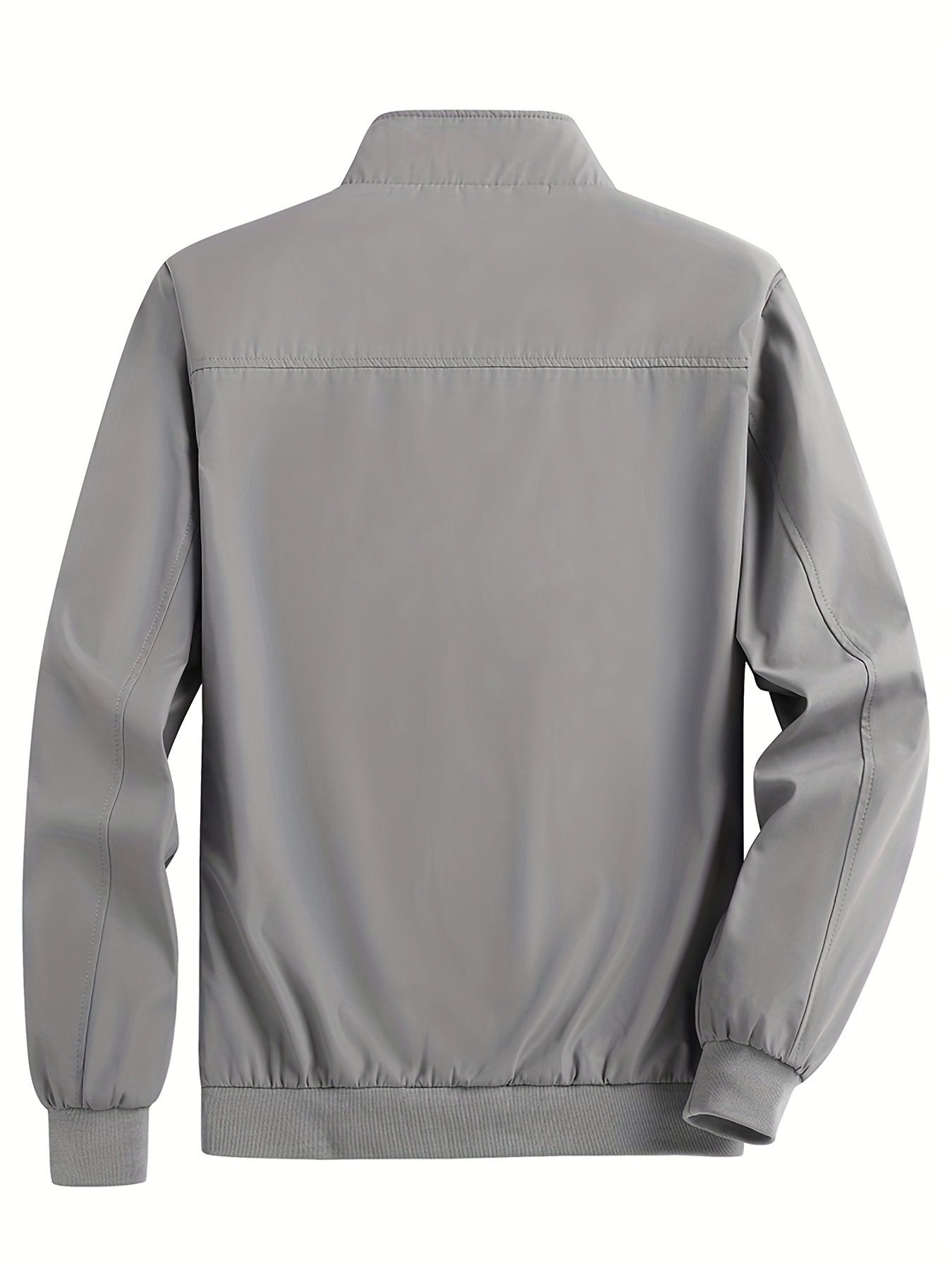 Men's Lightweight Stand Collar Zipper Jacket