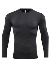 Boys Skinny Base Layer Top For Sports Training Gym Kids Clothes