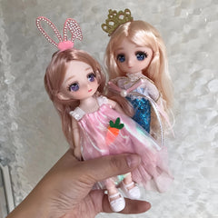 Cartoon Mermaid Dolls Doll Costumes Doll House Accessories Birthday Christmas