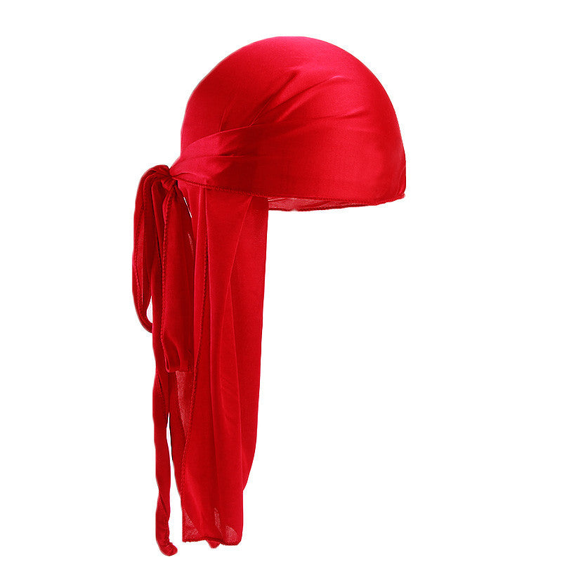 European/American Silk Turban Hat Cloak Hat