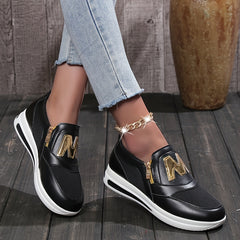 Women's Mesh Sports Shoes Air Cushion Sole Casual Walking Shoes