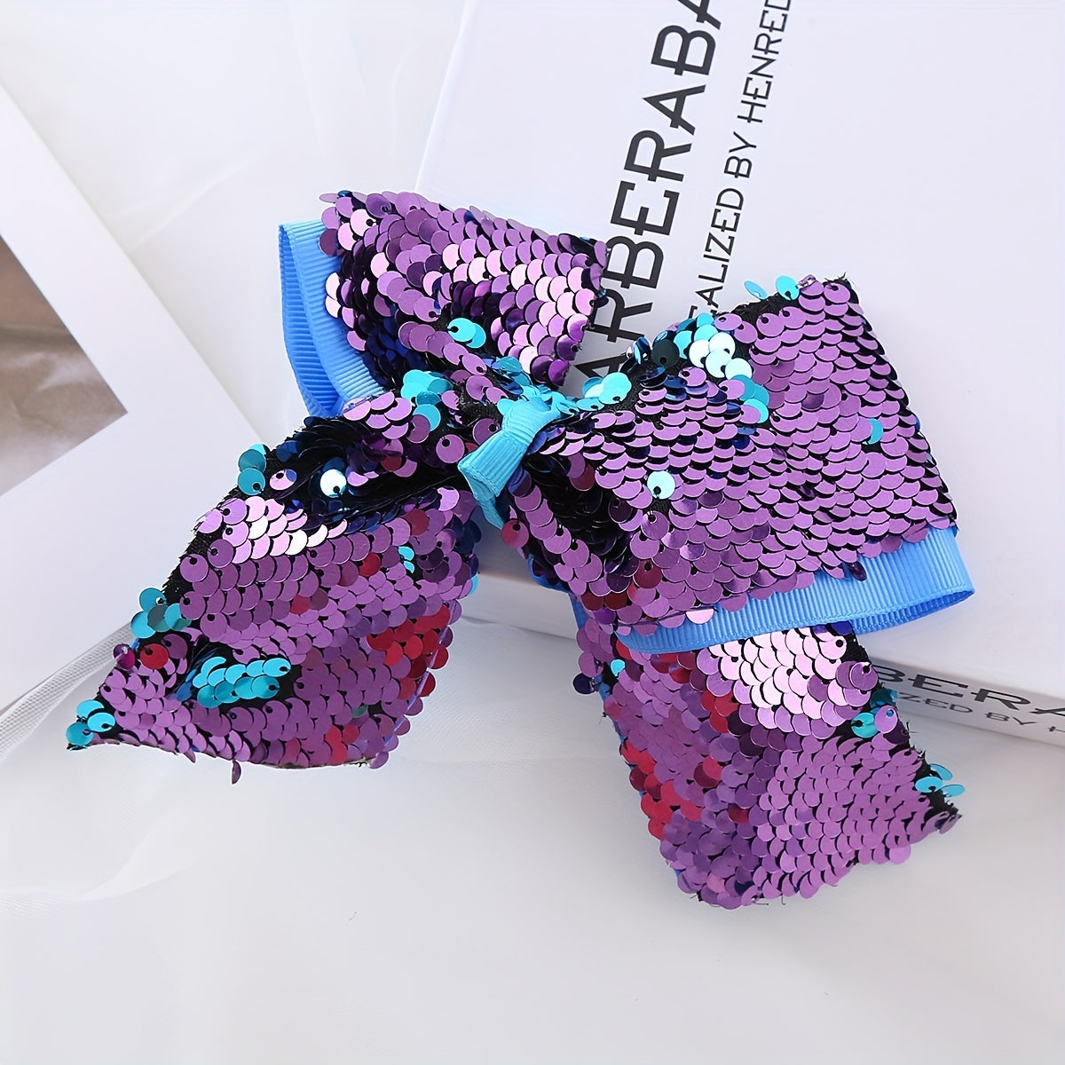 Sequin Fishtail Bow Accessories for Party Performance
