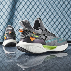 Men's Air Cushion Grey Running Shoes