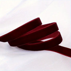 5 Yards Velvet Ribbon Lace Craft Ribbon For Christmas Decoration