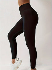 High Waisted Seamless Yoga Pants for Fall Winter Running Leggings